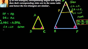 AAA Similarity Criterion proof