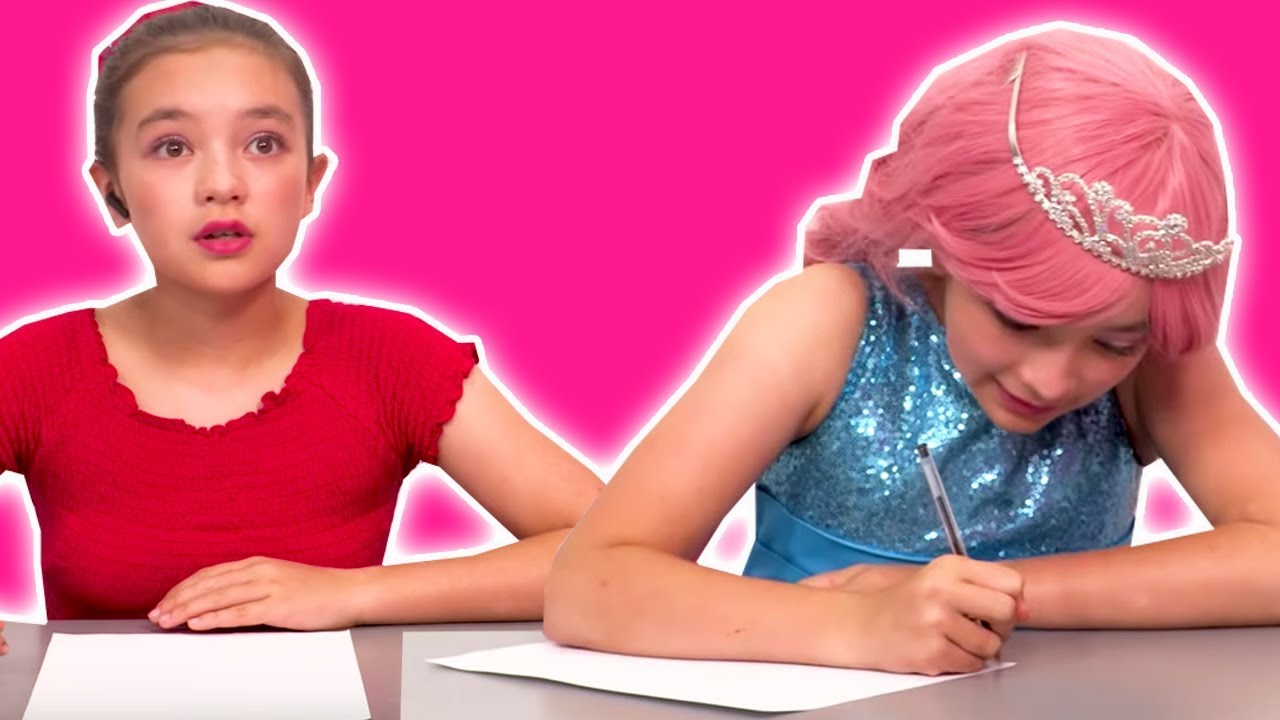 PRINCESS SCHOOL TEST 🎓 Lilliana Helps Isabella To Cheat! - Princesses In Real Life | Kiddyzuzaa