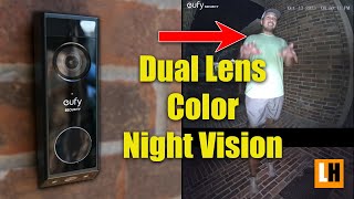 Eufy Video Doorbell E340  Dual Lens 2K Wireless Doorbell Camera with Color Night Vision