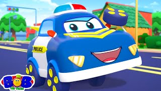 Wheels On The Police Car Nursery Rhyme for Kids