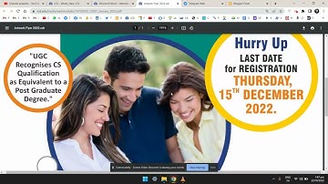 CSEET January 2023 Registration is open Now, Exam will be on 7th January 2023 Last date 15th Dec 22