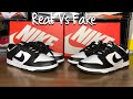 Nike Panda Dunk Real Vs Fake Review. W/Blacklight and weight comparisons.