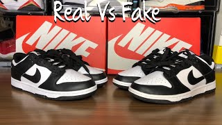 Nike Panda Dunk Real Vs Fake Review. W/Blacklight and weight comparisons.