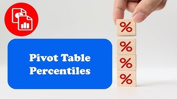 Add Percentile in a Pivot Table