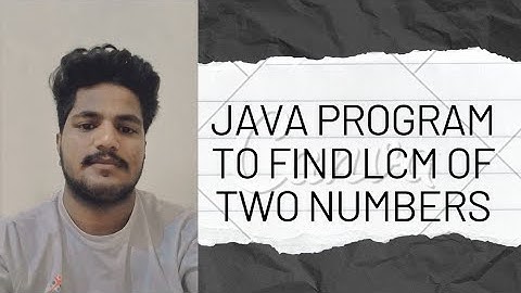 Java Program to Find LCM of two Numbers#cracmindboyrk #java #coding
