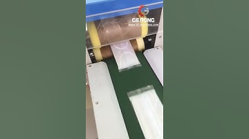 Automatic flat mask disposal mask horizontal type bag packaging machine testing video