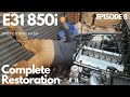 BMW E31 850i "Glacier" - Complete Restoration - Fluid Filtration/Welding/AirCon - Episode 8