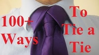 How to tie the Merovingian Knot or Ediety knot for your necktie