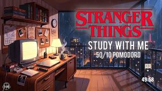 Study in Hawkins | 3-Hour Stranger Things  | Pomodoro (50/10)