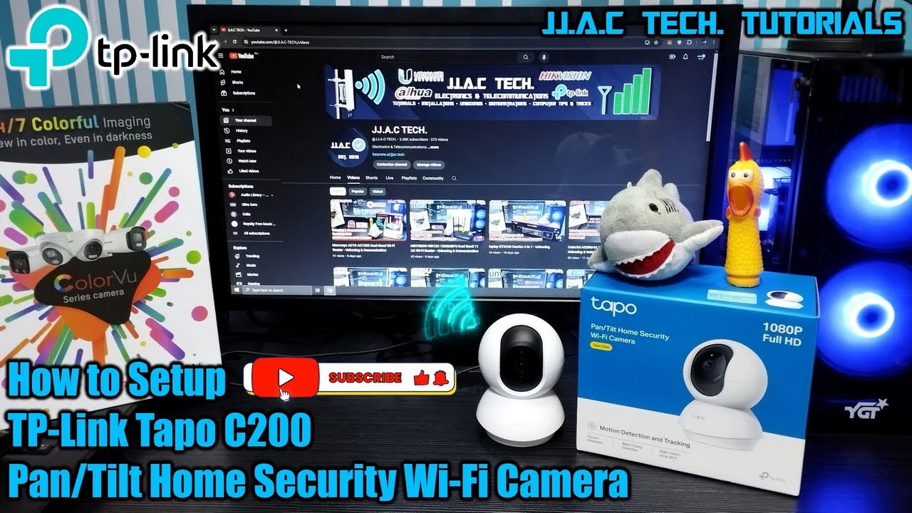 TP-Link Tapo C200 Pan-Tilt Home Security Wi-Fi Camera - How to Setup ...