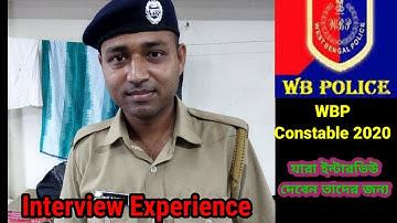 wbp constable interview experience by 2019 selected constable|wbpconstable interview experience 2022