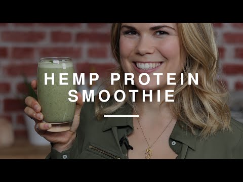 Dairy Free Hemp Protein Smoothie | Madeleine Shaw | Wild Dish