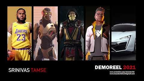 Srinivas Tamse | 3D Modelling and Texturing Demoreel 2021 | MAAC - Thane