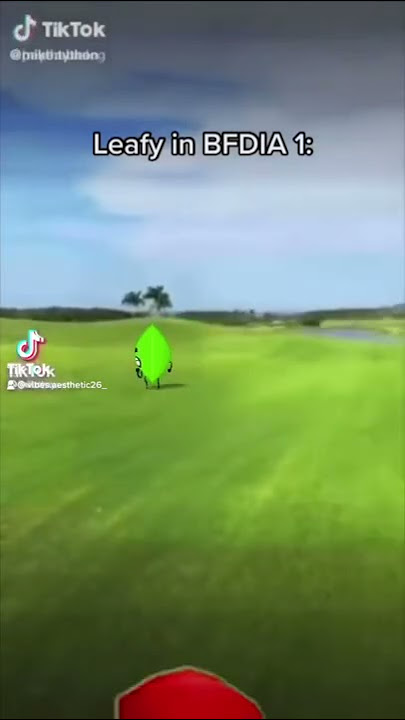 Leafy in BFDIA 1:                                @BFDI #bfdi