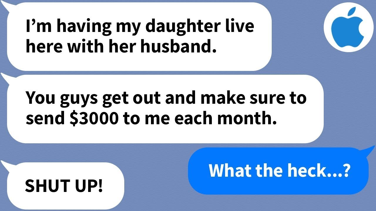 【Apple】My MIL kicks us out for SIL and demands $3000 a month, so I hit them with the harsh truth...