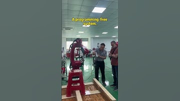 Programming-free spray robot.  #spraying #industrialrobot  #sixaxisrobot #robotics