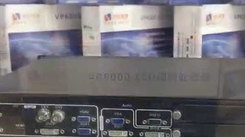 Video processor vp 6000 with two outputs
