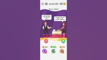 Braindom: 🤖✅ Level @253 (Android, ios) Gameplay #Youtube Shorts #PlayGo!