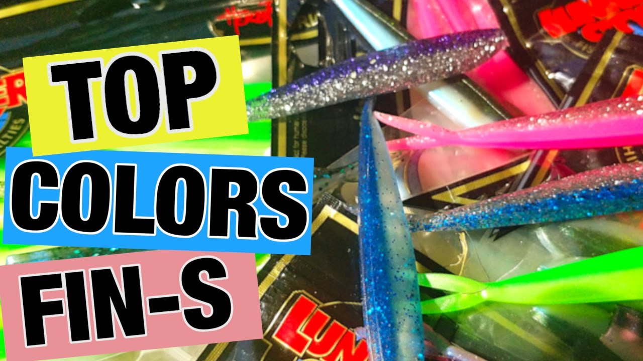 TOP 5 WALLEYE PLASTICS COLORS FINS LUNKER CITY SAGINAW ST. CLAIR