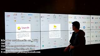Interactive multimedia | Interactive Collection Wall | LOGO display wall | interactive video wall