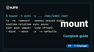 Information mount — the Complete Guide: mount filesystems on Linux | HJFR News