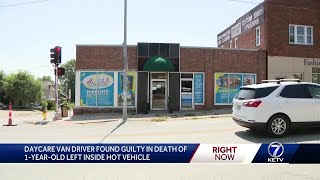 Verdict returned against van driver accused of child abuse after 1-year-old died at an Omaha daycare