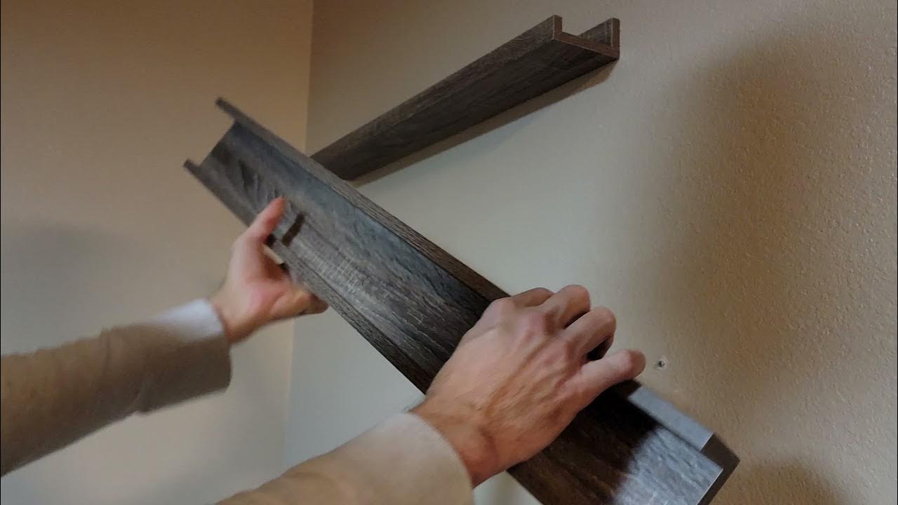 HOW TO REMOVE A FLOATING SHELF AND HOW TO PUT IT BACK YouTube