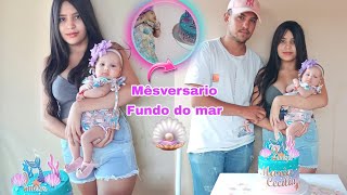 VLOG SEGUNDO MÊSVERSARIO DA MALI|Fundo do mar-mãe aos 17