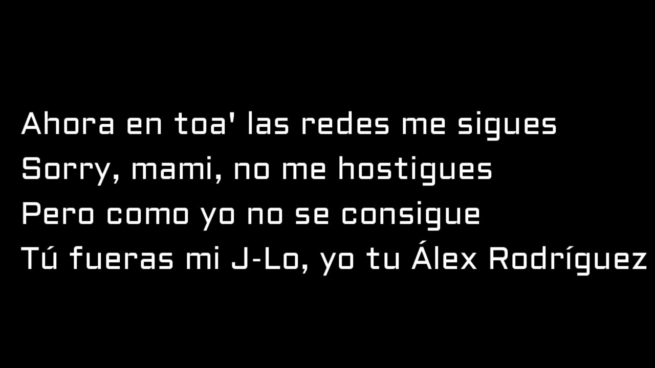 Bad Bunny Pero ya no CON LETRA 2020 / YouTube