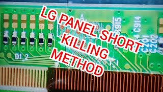 Lg panel short killing method