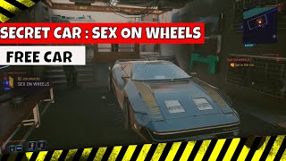 CYBERPUNK 2077 HOW TO GET SECRET NEW SEX ON WHEELS CAR
