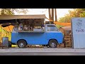 Asmr cafe vlog mini coffee shop caf hopping van cool mobile coffeebar kopi barista work relax idea