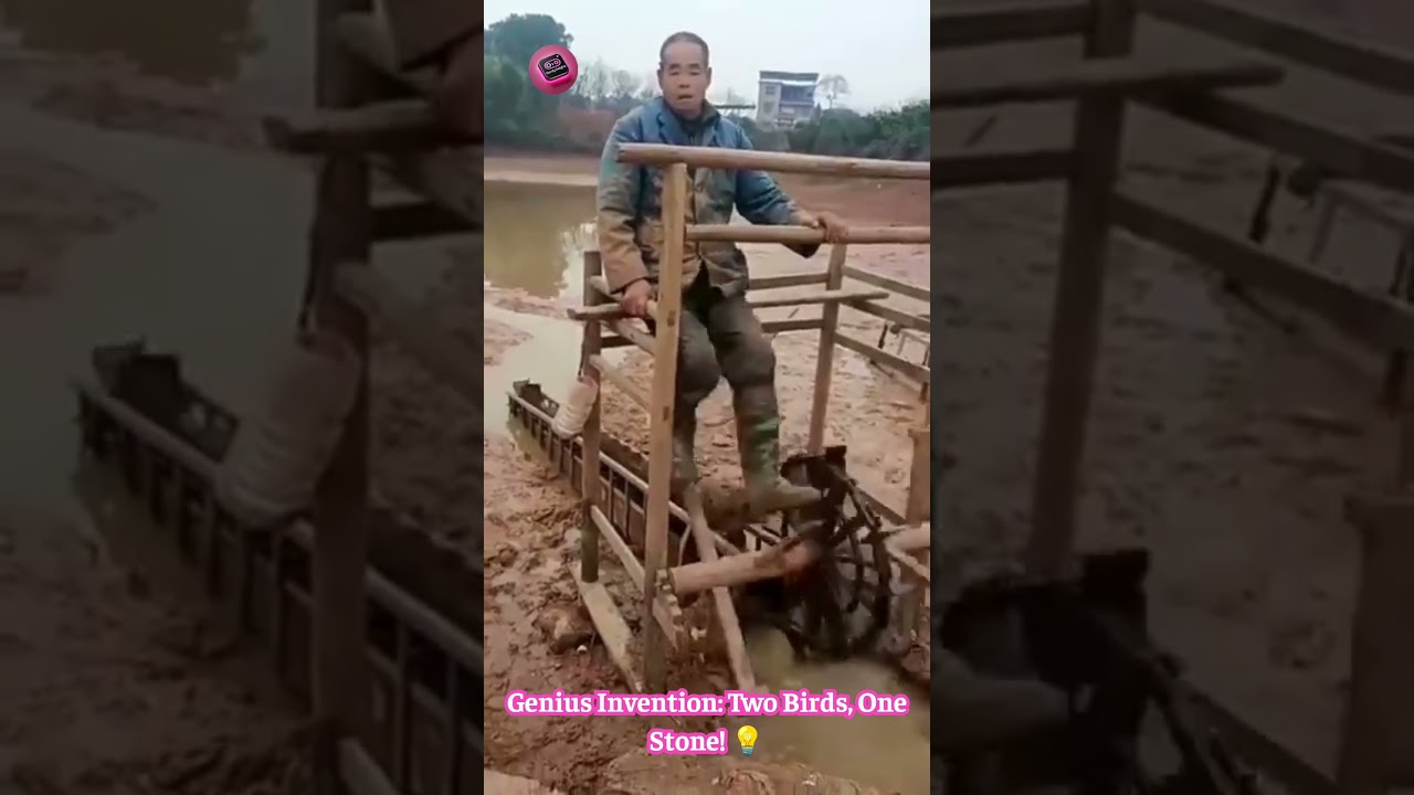 Farm Fitness: This Genius Runs On A Treadmill While PLOWING! 