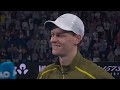 Jannik Sinner On-Court Interview | Australian Open 2026 Quarterfinal
