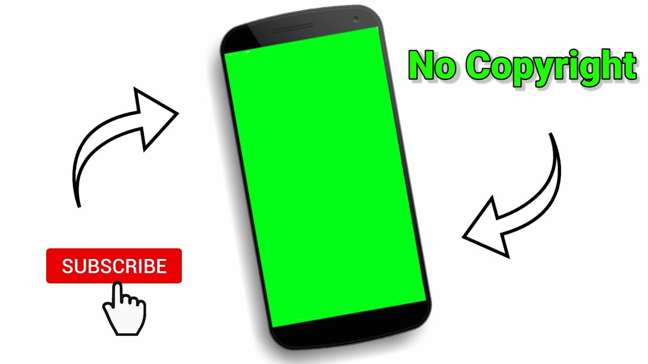 Green Screen Mobile frame No Copyright | Subscribe intro | Nice Techno
