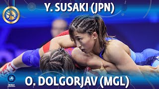 Yui Susaki (JPN) vs Otgonjargal Dolgorjav (MGL) - Final // World Championships 2022 // 50kg screenshot 3