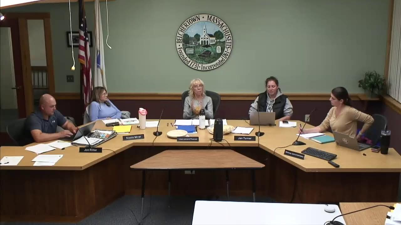 Belchertown Select Board Meeting - LIVE - October 20, 2025