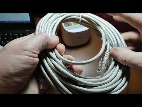 Патч-корд литий, UTP, RJ45, Cat.5e, 0,5m, сірий