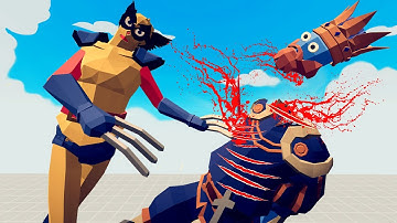 WOLVERINE vs EVERY UNIT | Totally Accurate Battle Simulator-TABS