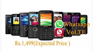 Intex Turbo  4G VoLTE Feature Mobile Phone Specification /Features/ Details| Intex 1499 VS jio 1500