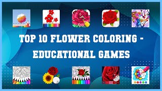 Top 10 Flower Coloring Android Games screenshot 1