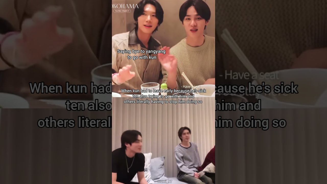 He doesn't want to let kun go 💚 #kunten #wayv
