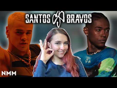 FIRST TIME REACTION TO SANTOS BRAVOS! (‘0%’ + 'KAWASAKI' + ‘VELOCIDADE’ MVs) | New Music Monday!