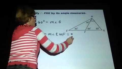 McCrory Geometry 4-2 Classifying Triangles