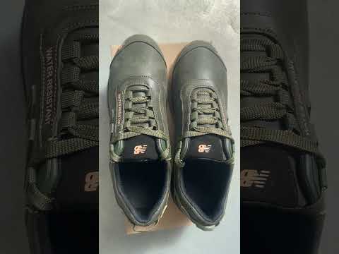 Чоловічі шкіряні кросівки (натуральна шкіра) хакі демісезонні, взуття для чоловіків на весну осінь, розміри 40-45, видео 1