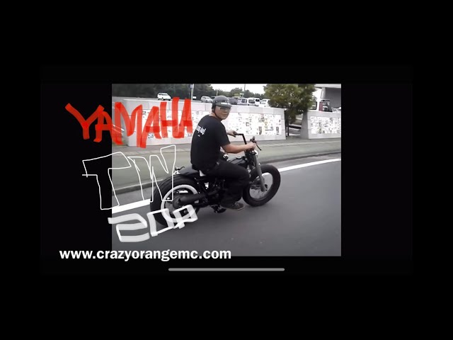 YAMAHA TW200 CRAZY ORANGE 制作 - YouTube