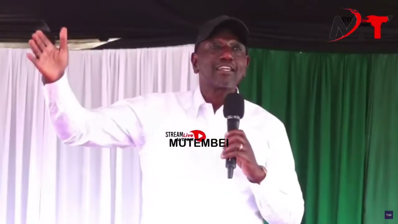 LAUGHTER! LISTEN AS PRES RUTO SPEAKS KALENJIN IN BARINGO