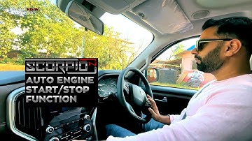 Mahindra Scorpio N Auto Engine Start & Stop Function || 2022 ||