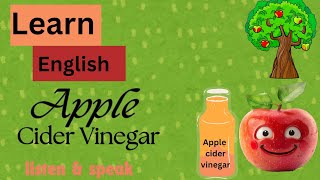 Apple 🍎, Apple Cider Vinegar l English Cartoon for kids l #kids #animation #englishcartoons #trend