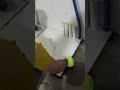 the process of installing floor tiles in pipe gaps #construction #floor #tiles #pipe #shorts